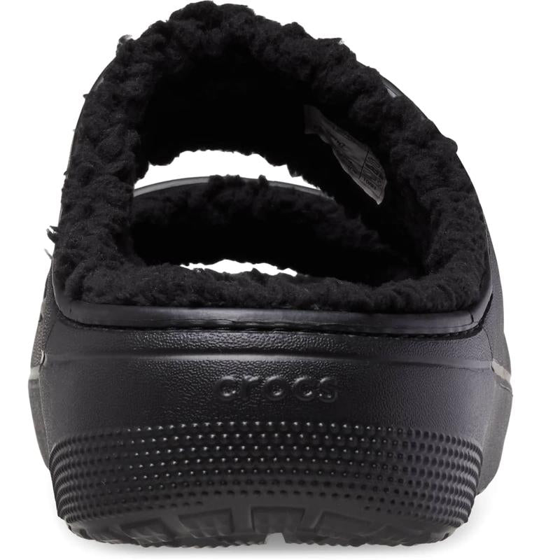 Crocs Unisex Adult Classic Cozzzy Fuzzy Lined Sandals, Fuzzy House Slippers