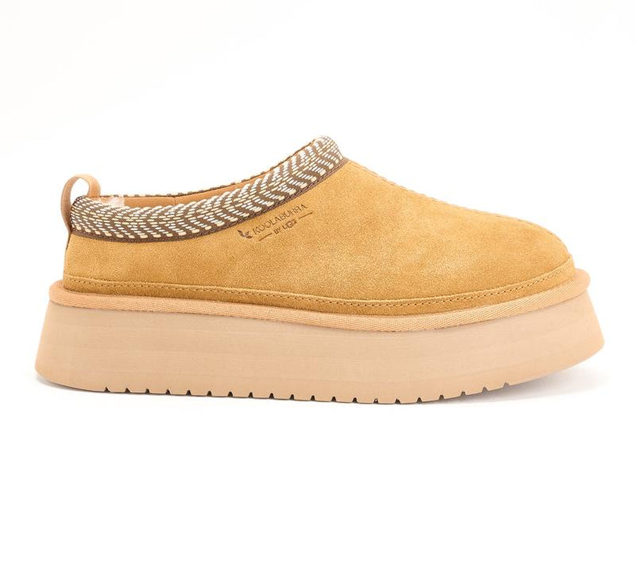 Koolaburra by UGG Suede Platform Slippers - Burree