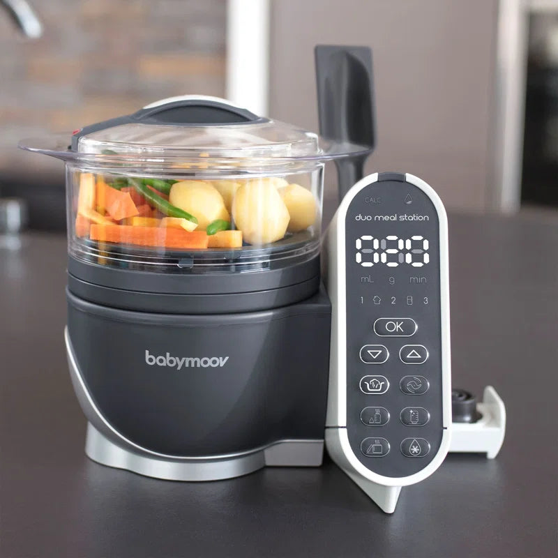 Duo Meal Food Maker Processor with Steam Cooker & Multi-Speed Blender