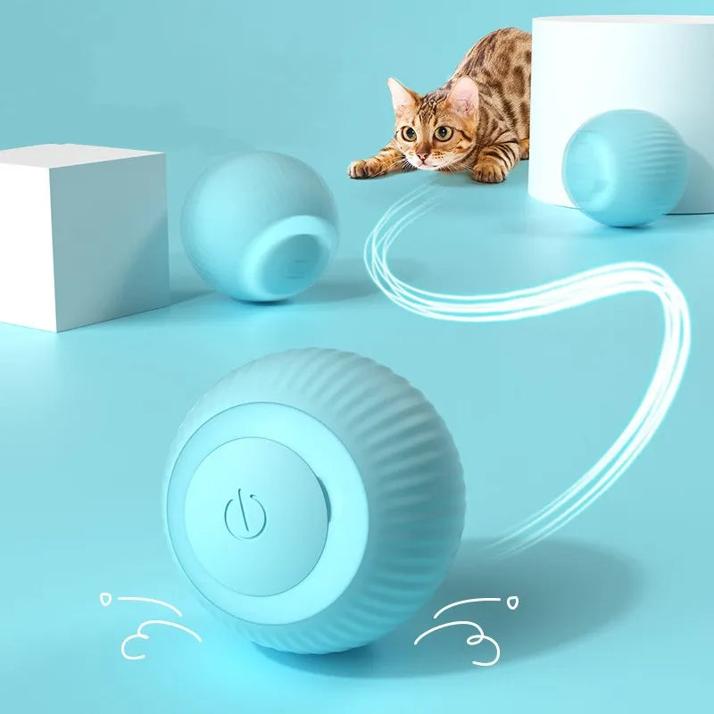 Cat Interactive Ball Automatic Rolling Magic Ball Electronic Interactive Cat Toy Cat Game Accessories