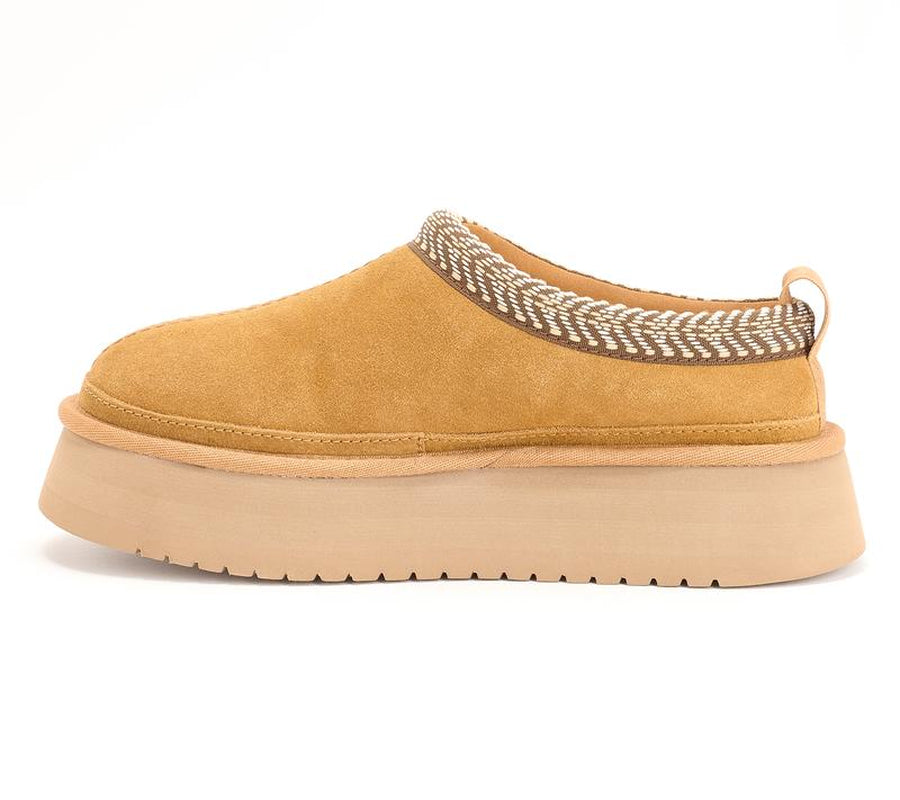 Koolaburra by UGG Suede Platform Slippers - Burree