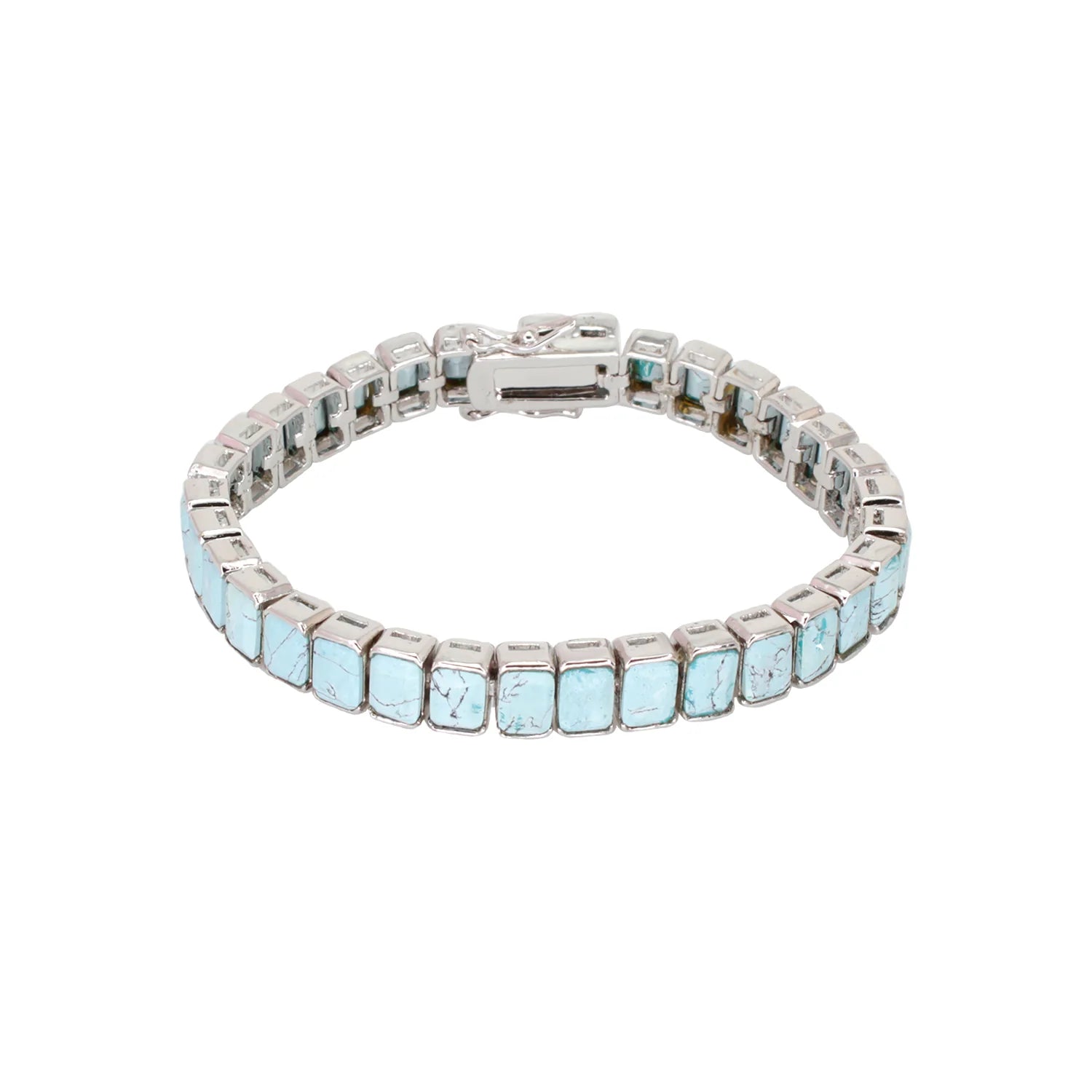 Lga Turquoise Rectangular Bracelet