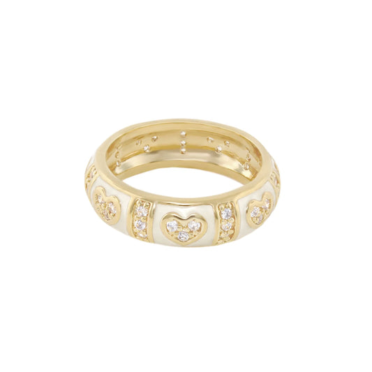 Pave Love Stackable Ring