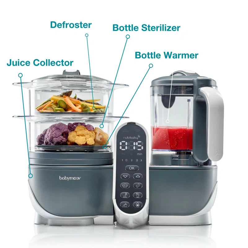 Duo Meal Food Maker Processor with Steam Cooker & Multi-Speed Blender